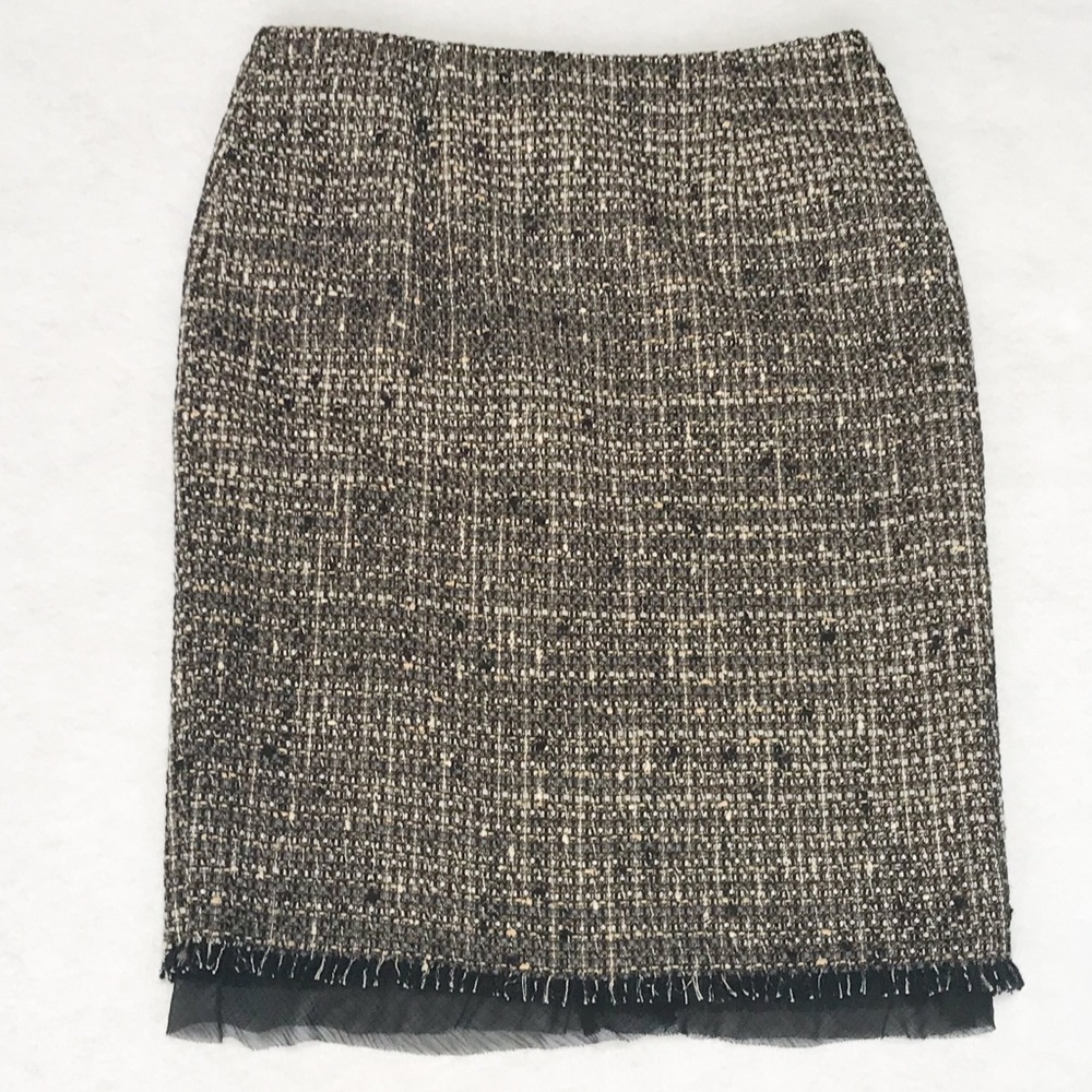 NWOT Classiques Entier Tweed Pencil Skirt - size 2